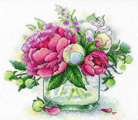 Tender Aroma.   Cross stitch kit. MP Studio A-032