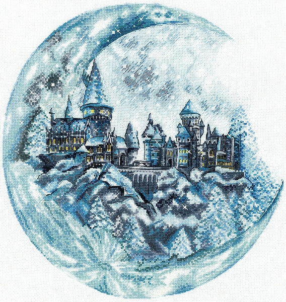 Castle of the Moon. Counted Cross stitch kit. Adrianna L-17