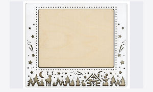 Embroidery Frame "Winter2" Medium horizontal MP Studio OP-272