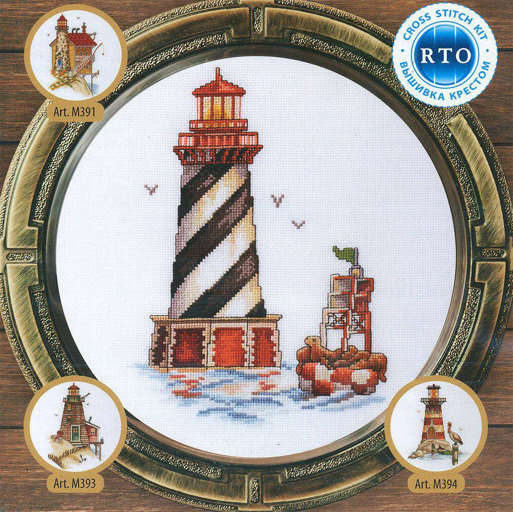 Lighthouse "Seal Bay". Cross Stitch Kit RTO M392