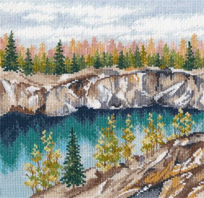 Marble Canyon Ruskeala. Counted Cross Stitch Kit Oven 1306