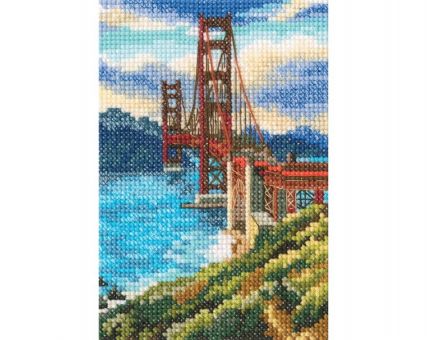 Golden Gate Bridge. Cross Stitch Kit RTO C302