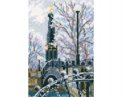 Bridge of sighs in the Lopatinsky Garden. Cross Stitch Kit RTO C307