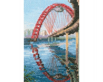 Picturesque bridge. Cross Stitch Kit RTO C310